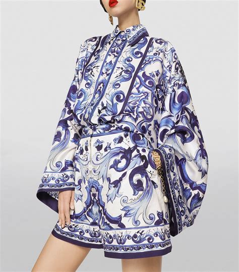 dolce gabbana majolica print